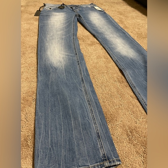 Buffalo David Bitton Jeans Mens Driven-X Blue Relaxed Straight Stretch 30x34 - Picture 2 of 10